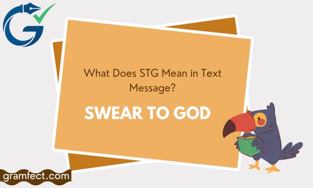 What Does STG Mean in Text Message?