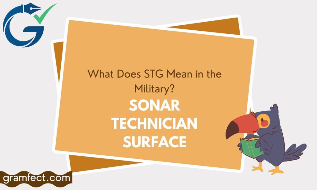 What Does STG Mean in the Military?