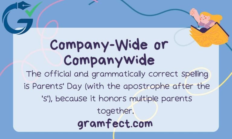 Company-Wide or Companywide