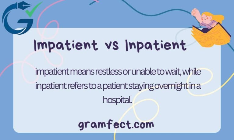 Impatient vs Inpatient