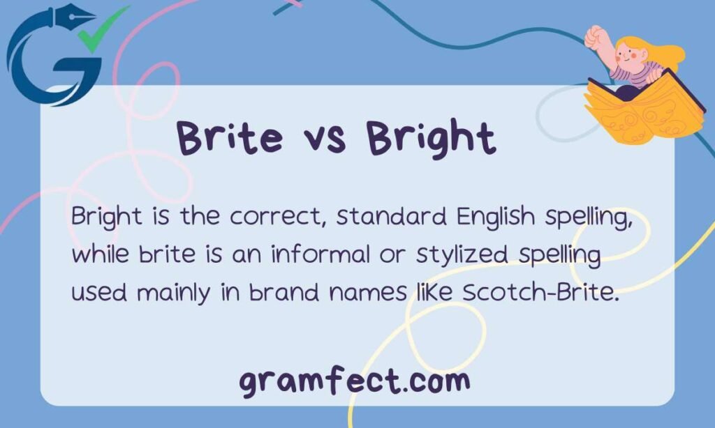 Is "Brite" a Real Word?
