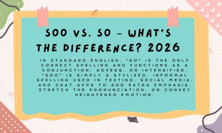 soo vs. so