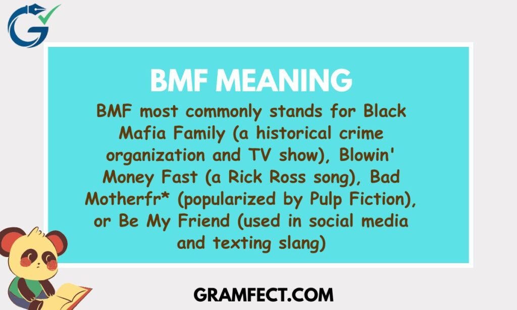 What Does BMF Mean in Chat?
