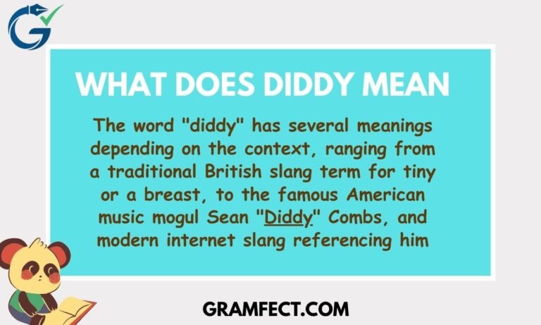 What Does Diddy Mean